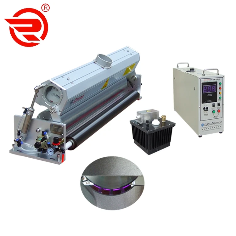 Metal film special rollover open corona treatment system