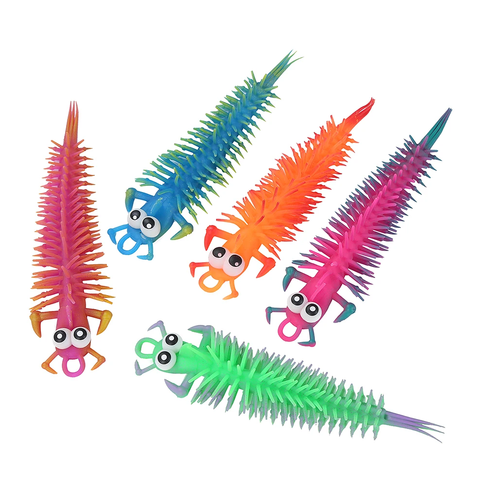 Factory direct selling wholesale  fun lifelike stretch centipede for kids other toys