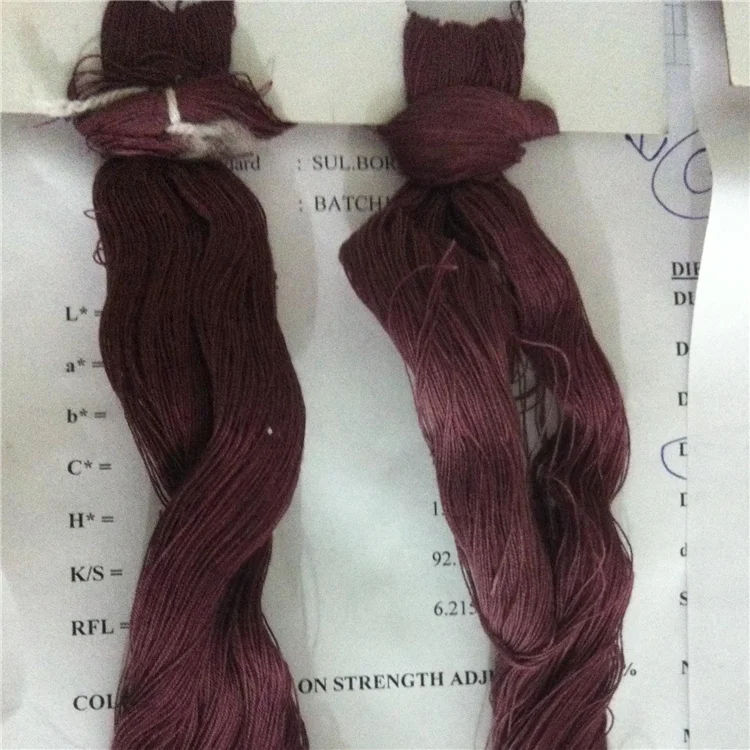 Sulphur Bordeaux 3B Sulphur Red 6 Denim dyes