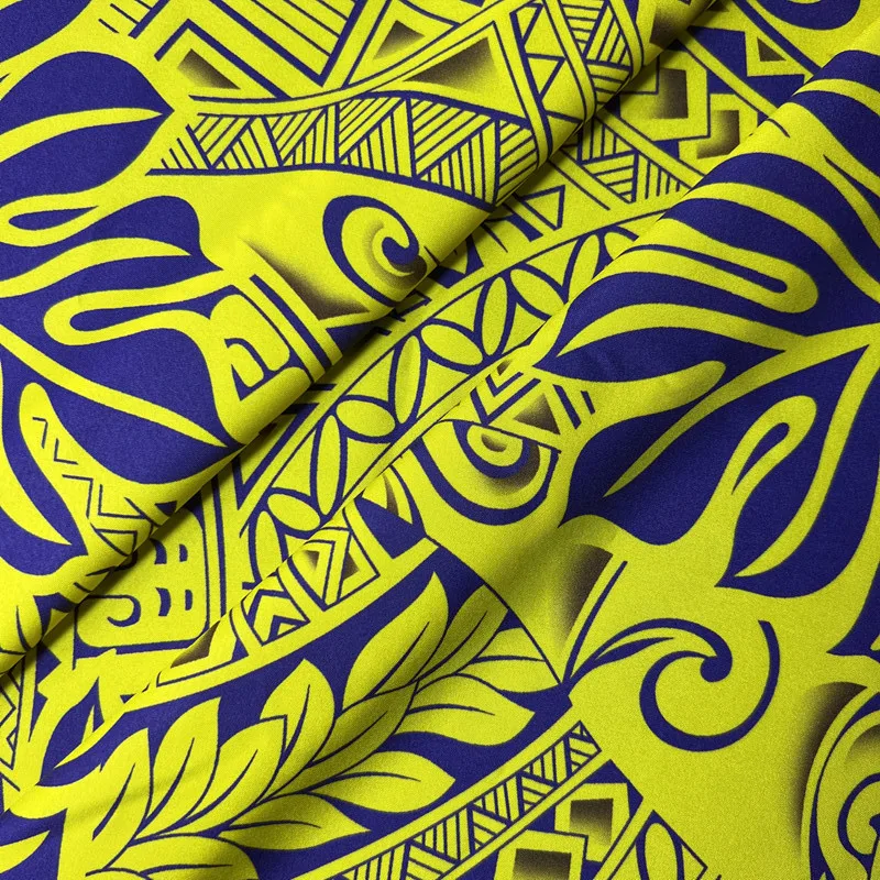 Hot Sale Wholesale Customized Hawaii Printed Polynesian Fabric with Low Price