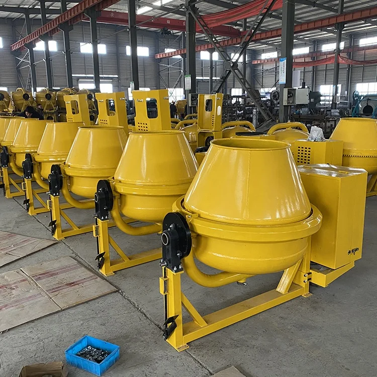 New type Concrete Mixer Machine Mini Portable Electric Power Concrete Cement Mixer Machine For Sale
