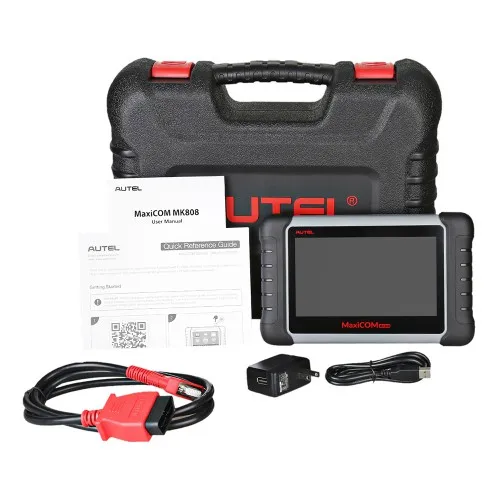  Диагностический сканирующий ИНСТРУМЕНТ Autel MaxiCOM MK808 OBD2 со всеми функциями системы и обслуживания (MD802 + MaxiCheck Pro) по лучшей