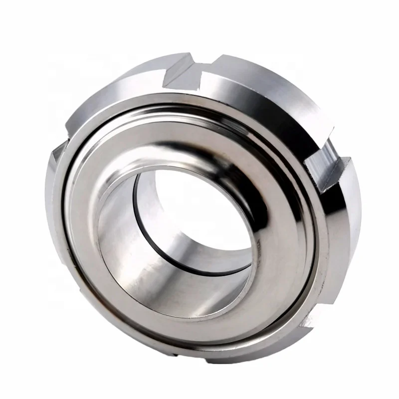 Aohoy food pharmacy grade 304 316l milk sanitary stainless steel sms butt weld type complete union