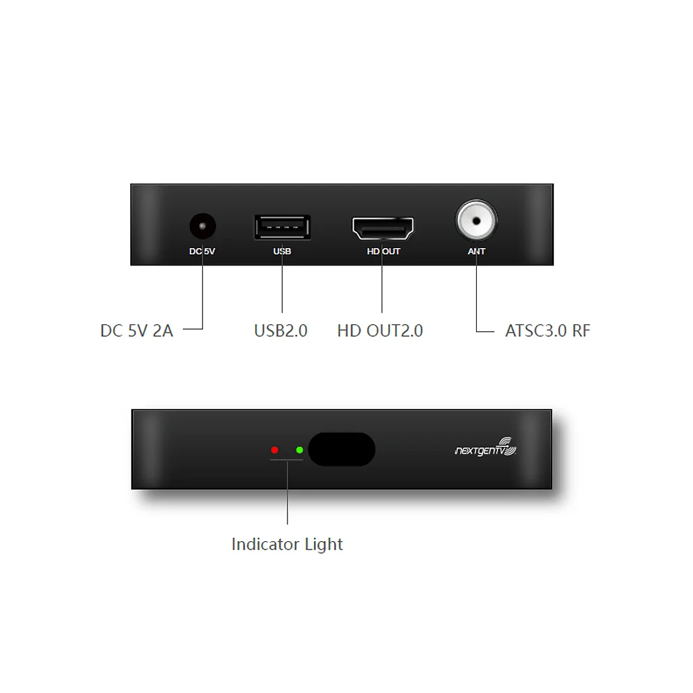 NextGen TV 4K ATSC 3.0 Converter TV Box Broadcast Application Compliant ATSC 3.0 Stick Full UHD ATSC 3.0 TV Tuner