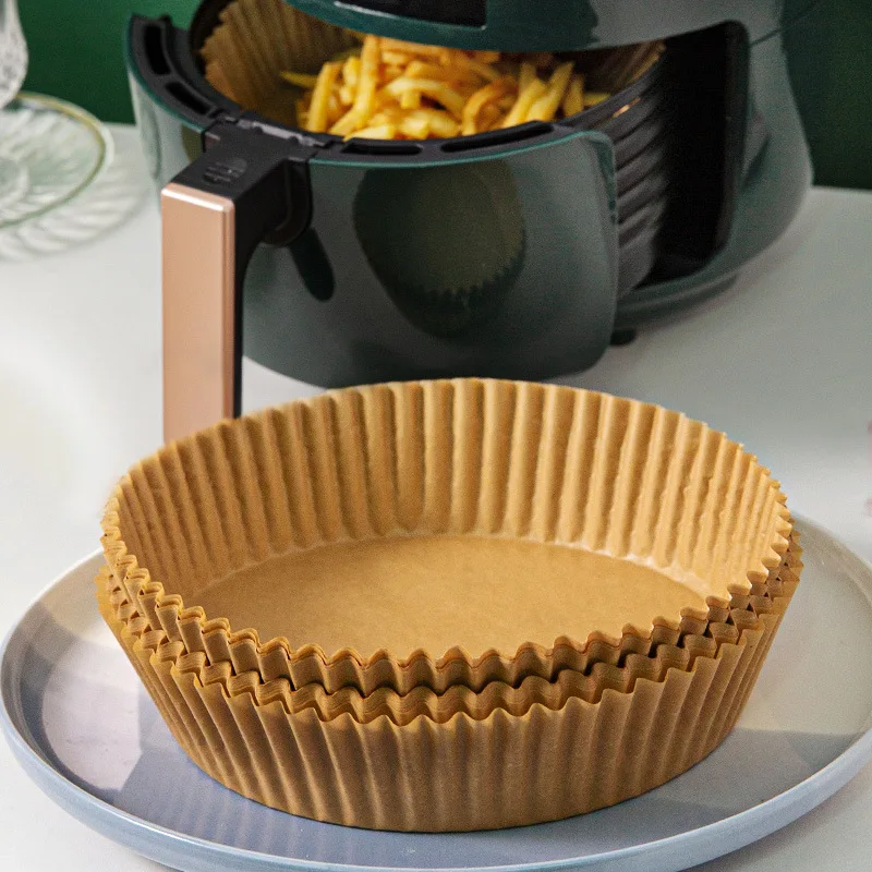 Air fryer special paper tray round baking oil-absorbing paper food-grade non-stick food matting paper