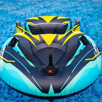 Outdoor Inflatable floating pool dock sofa chair swimming pool float sofa electric pool swim ring