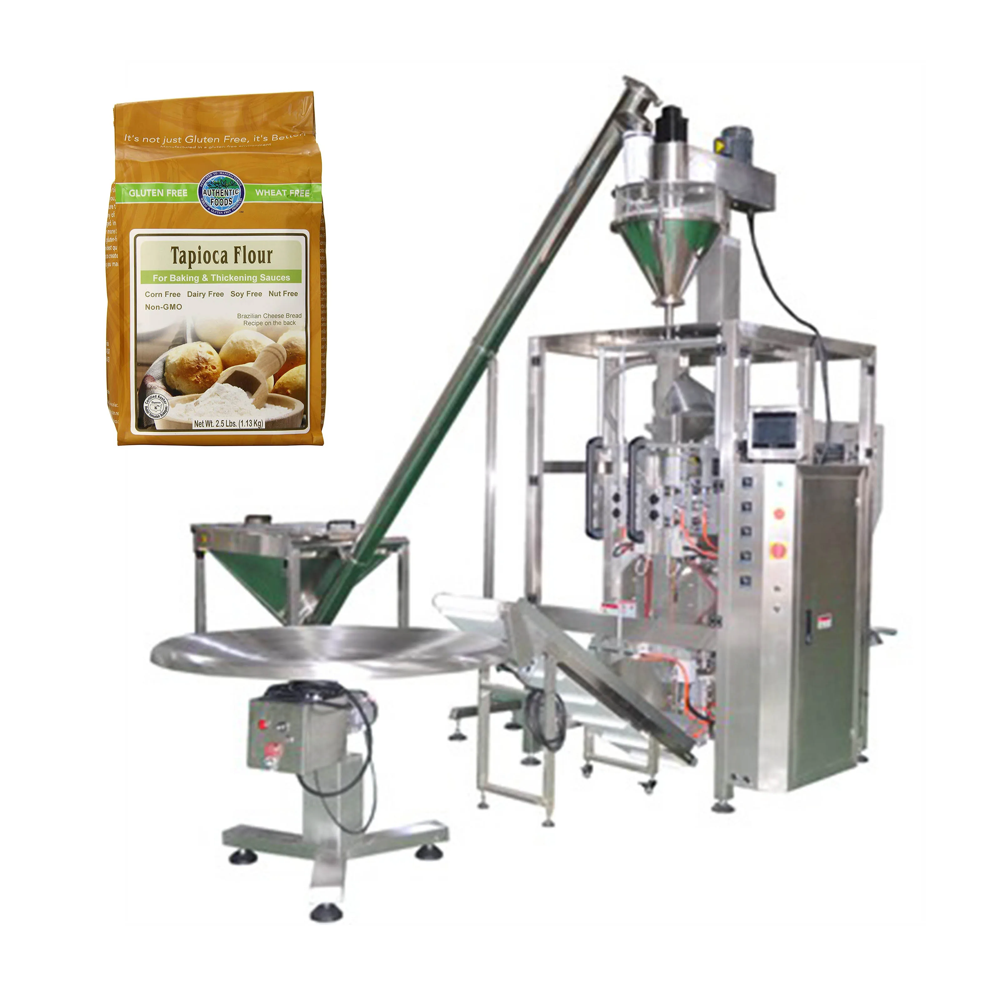 Precision vertical aluminum automatic packing machine for sealing milk powder flour spices