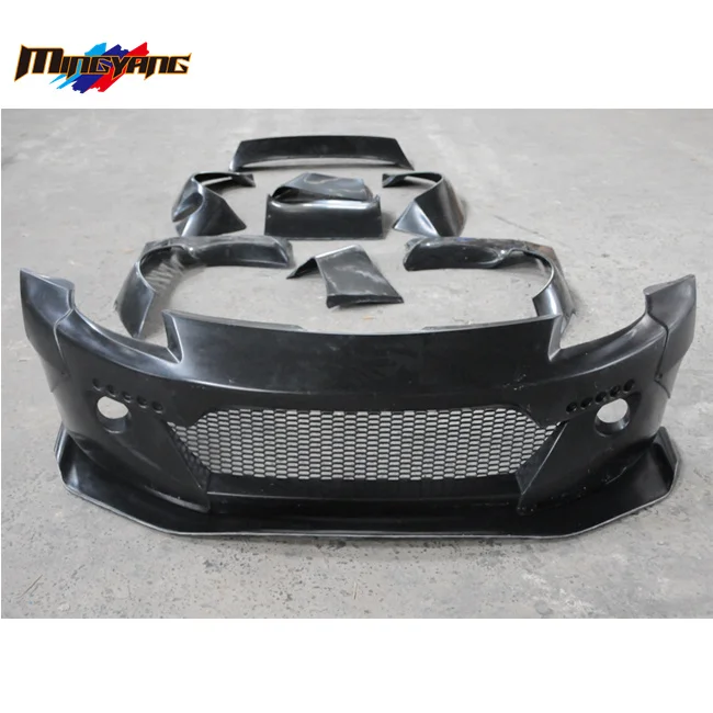 High quality rocket bunny fiber glass wide body kit car bumpers  for Nissan 350Z Z33 2003-2006