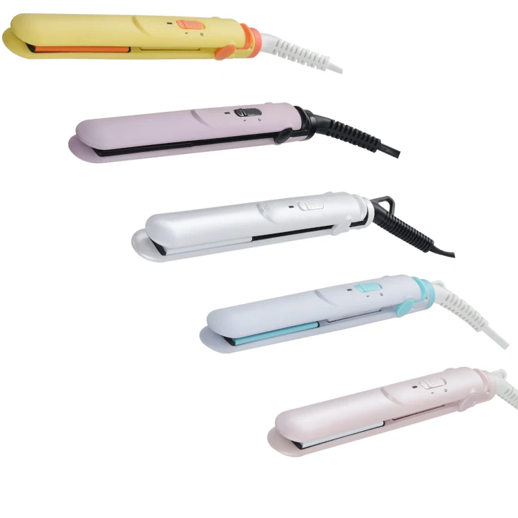 
Japanese Professional Customize Portable Cute Mini Ceramic Hair Straightener Flat Iron 