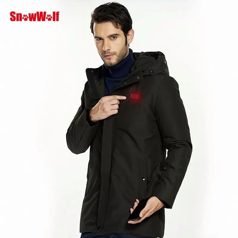 
High Quality Waterproof Intelligent Heating Heated Down Jacket 