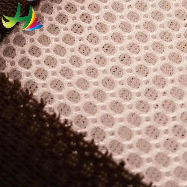 
100% polyester 3d mesh honeycomb fabric for mountaineering knapsack fabric car 100% polyester fabric 