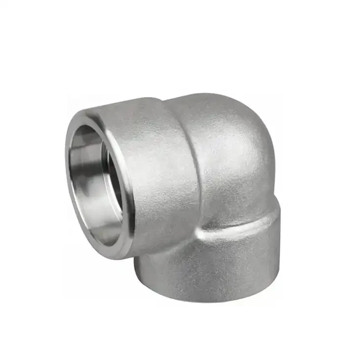 factory industrial MSS-SP-97 ASME B16.11 forged stainless steel socket welding elbow