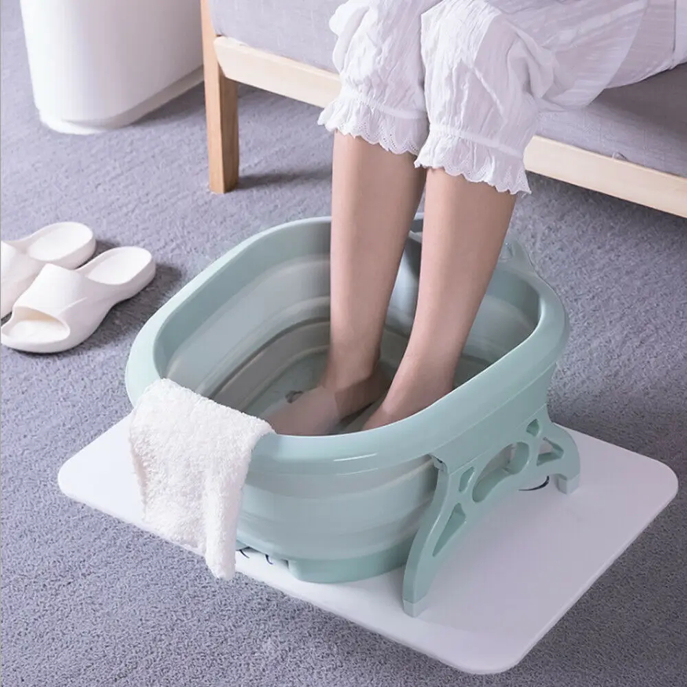 Amazon Hot Sell Bathtub Trays Foldable Foot Spa Pedicure Buckets Hot Water Tub Massage Bath Soak Feet Conair