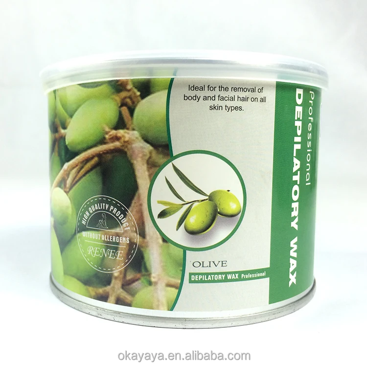All Natural 400g Canned Depilatory Wax  Soft Wax For Hand Arms Hair Removal At Home Salon