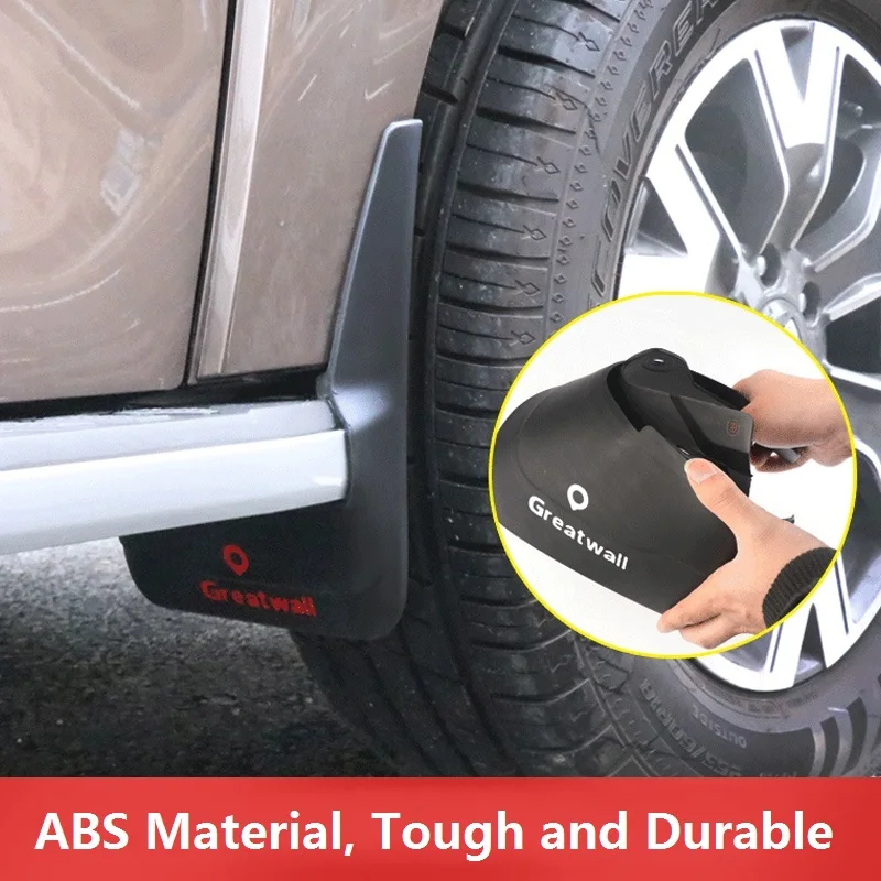 Аксессуары для внешней части автомобиля Оптовая поставка защита от грязи гибкие прочные резиновые щитки Great wall Poer