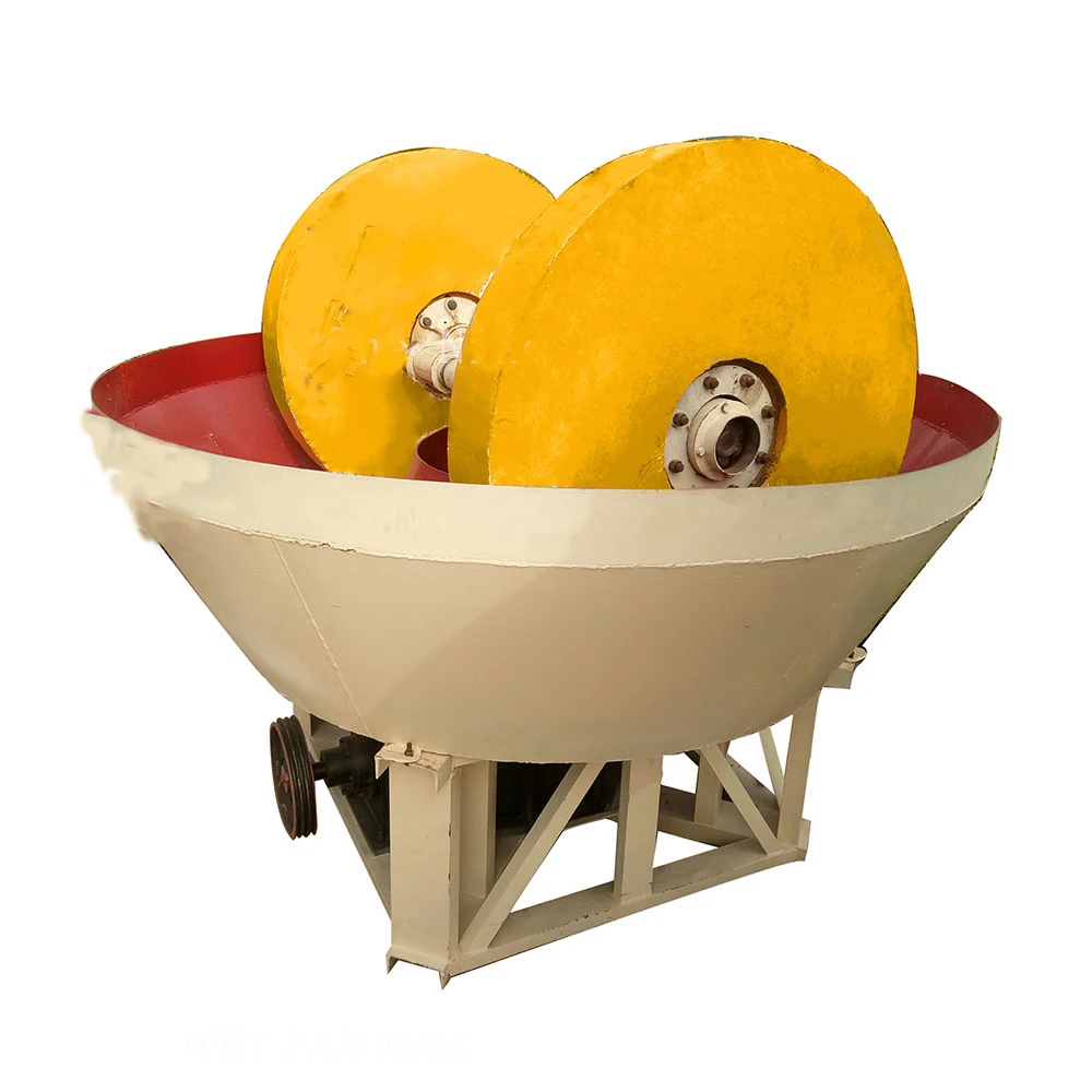 Grinding machine copper ore iron ore wet pan mill