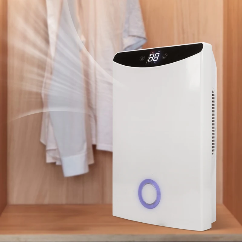 factory 2L Smart Desiccant Dehumidifier Home 7 Colorful Lights Portable Small Mini Dehumidifier For Sale