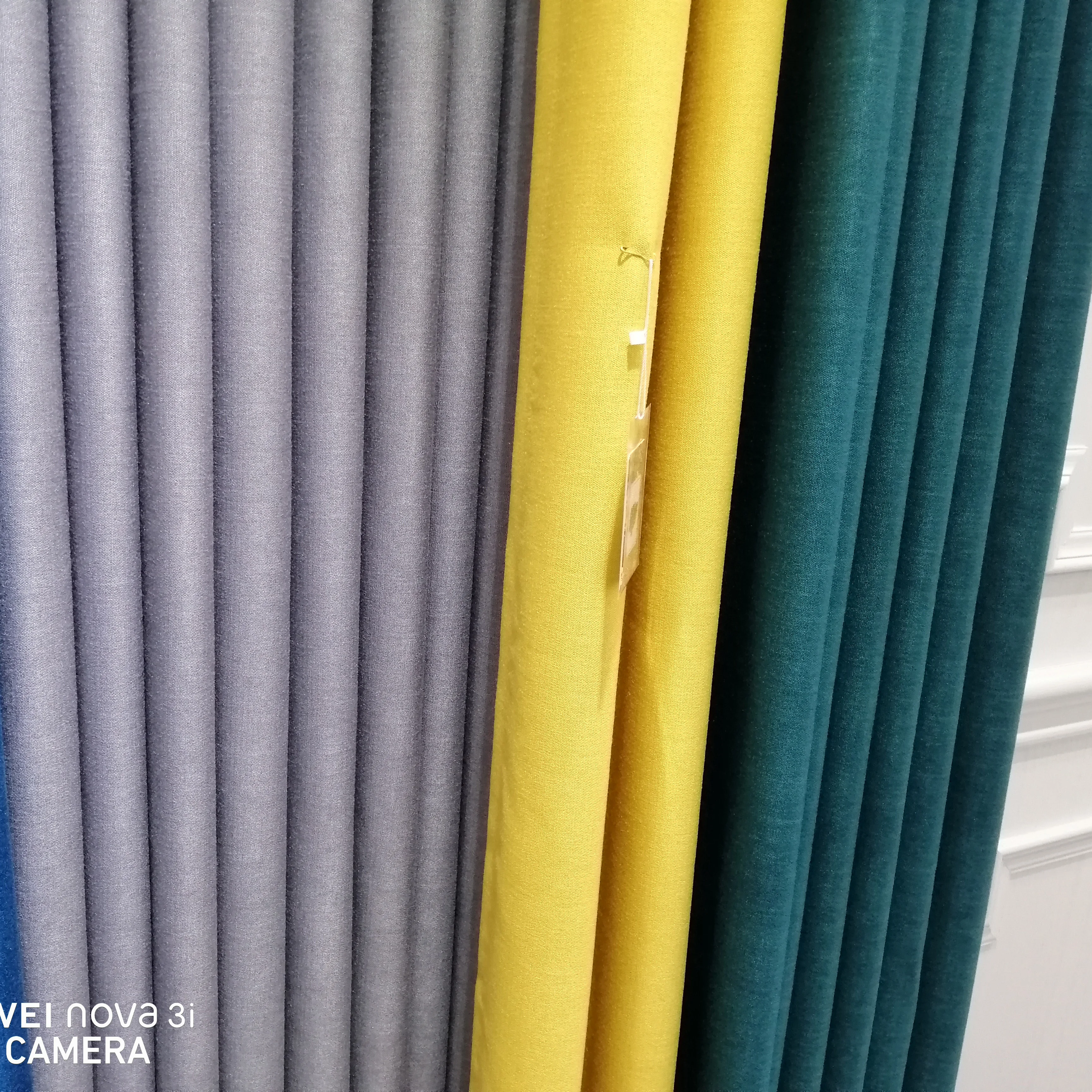 In Stock Fabric Curtain Fabric Roll Jacquard Blackout Curtain Fabric For Home Drapes