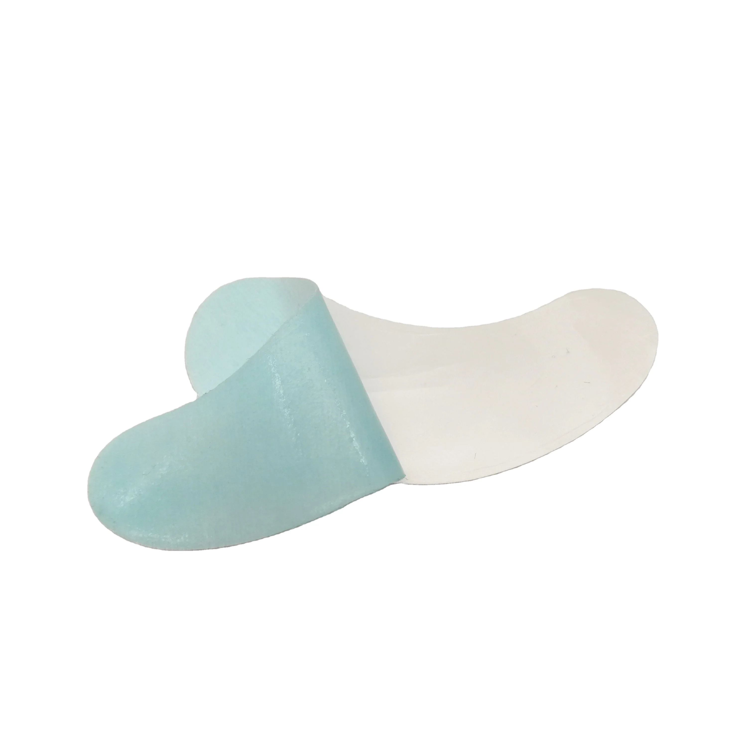 New arrival professional lint free white green pink under eye pads gel silicon eye patch for eyelash extensions eye gel pads