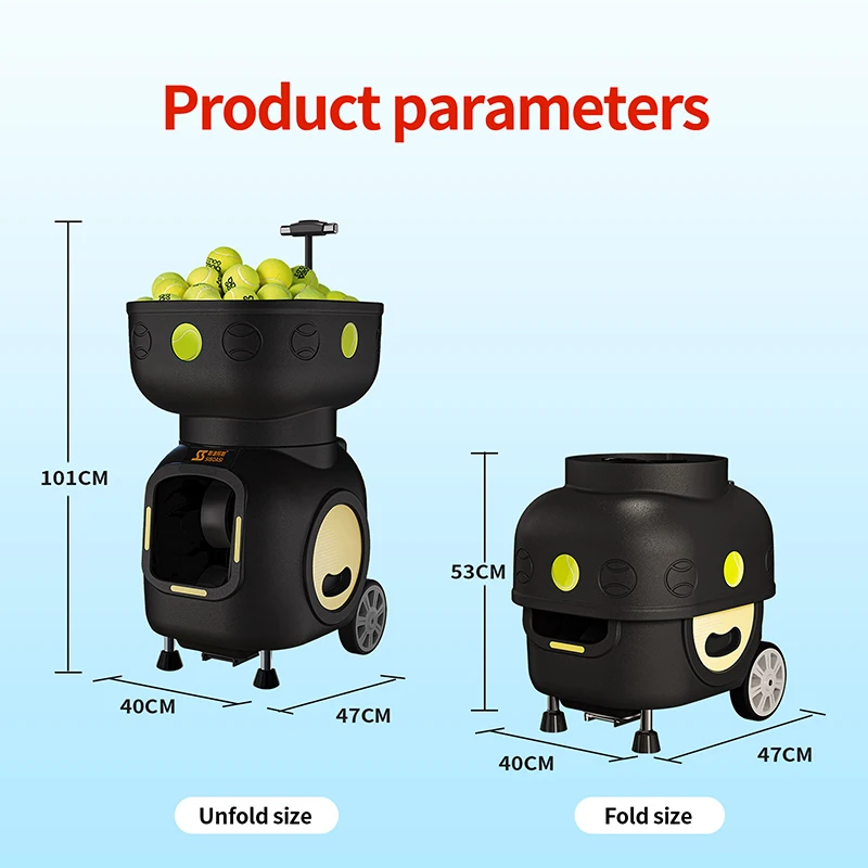 2024 siboasi factory directly to buy tennis shooting machine tennis ball coaching machine