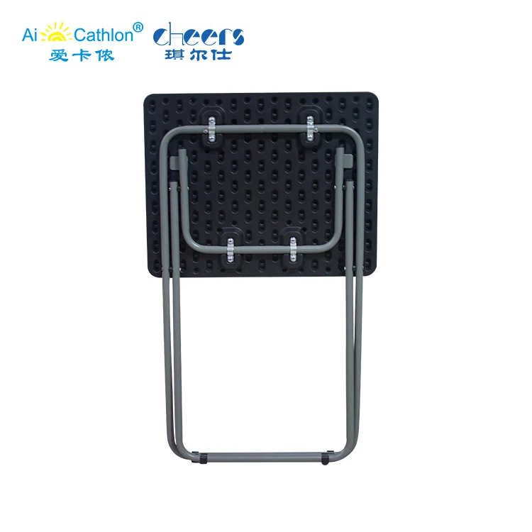 
Multifunctional Plastic Table Small Portable Convenient Folding Laptop Table for Study 