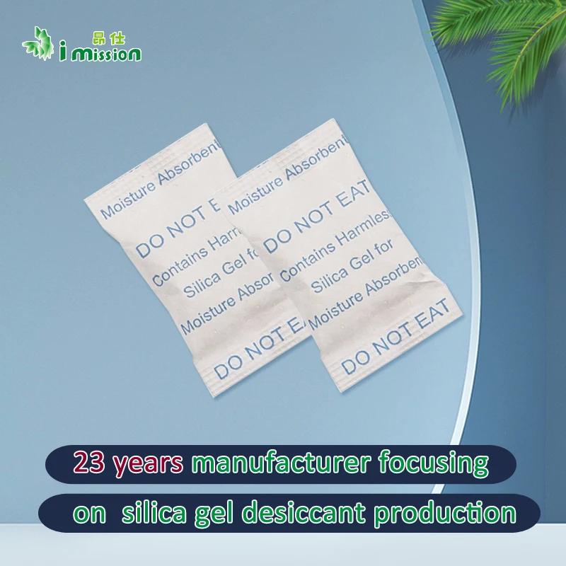Silica Gel Absorbent Drying Agent 0.5G 1G Silica Gel White Beads Silica Gel Desiccant Bags  food grade