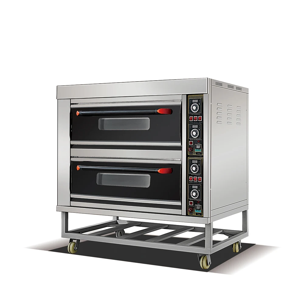 CE Approved Industrial Bread Baking Deck Oven Electric Baking Ovens for sale