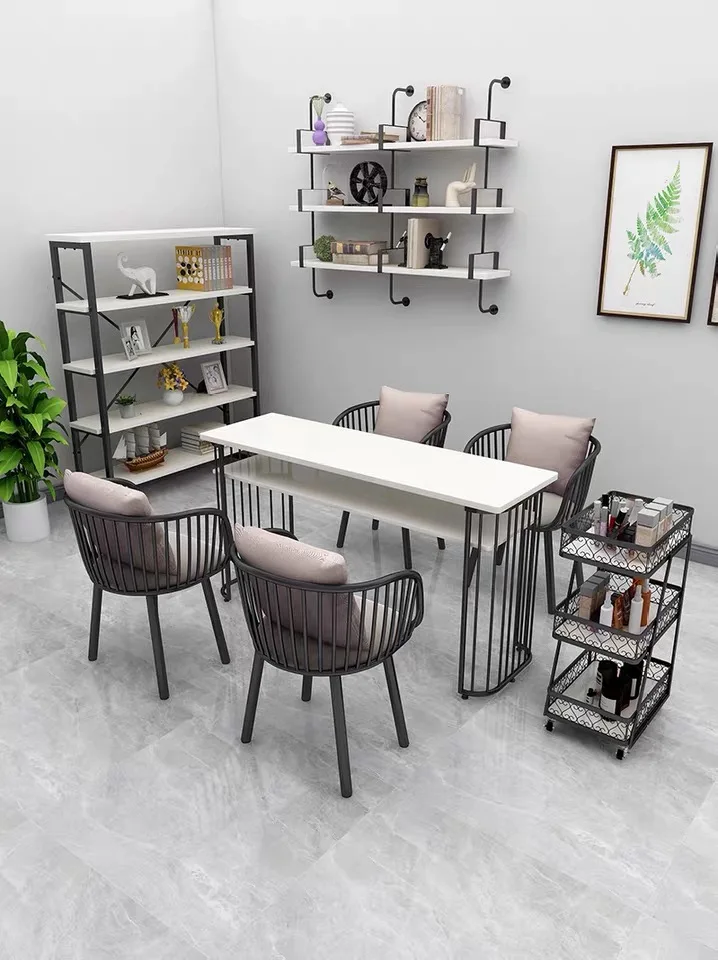 China supplier luxury fashion nail table manicure  table nails