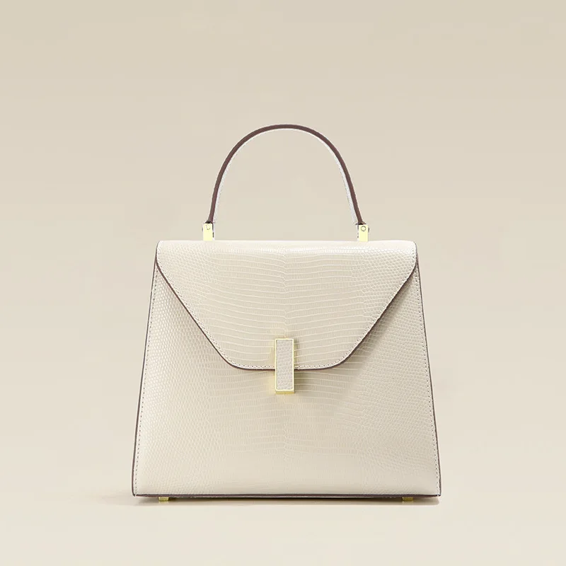 Special Design GENUINE leather handbags taro purple color fashionable handbag small handbags