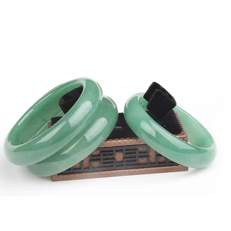 Certificated Natural Green Jadeite Jade Stone Bangle Bracelet Handmade High Quality Jade Bangle