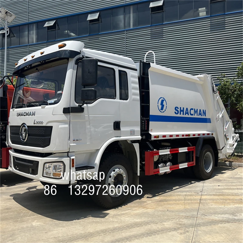 4X2 Front Load 600p 15Cbm 20cubic Construction Garbage Compressed Truck Containers