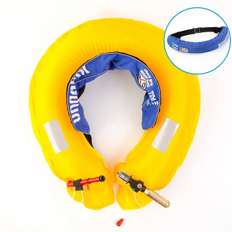 Marine Adult Air Bag Automatic Inflatable Life Jacket Waist Belt pack for Water Sports Fishing Boating
