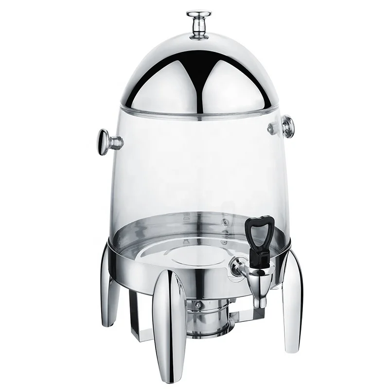 Hotel buffet stainless steel cold beverage fruit glass plastic orange drink single double juice dispenser machine cooler prices