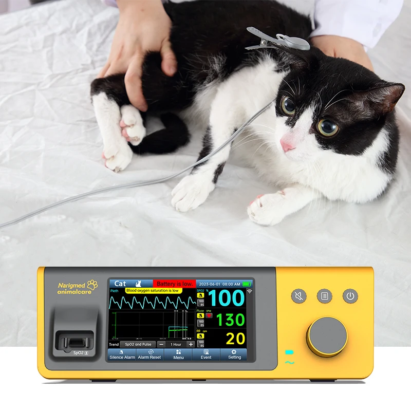 Veterinary  Monitor Vital Sign Monitor animal used monitoring system