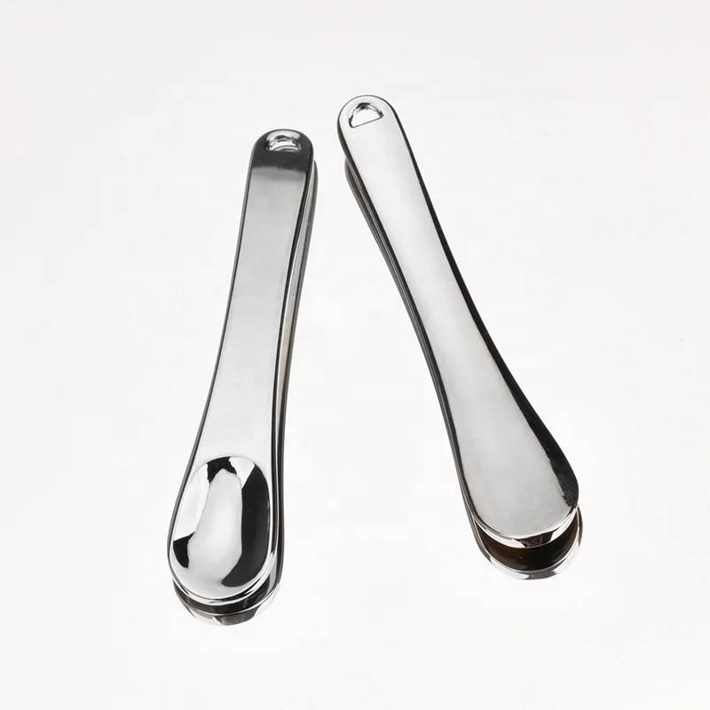 
Zinc Alloy Facial Spoon Mask Tool Mini Eye Cream Spoon Cream Cosmetic Spatula 
