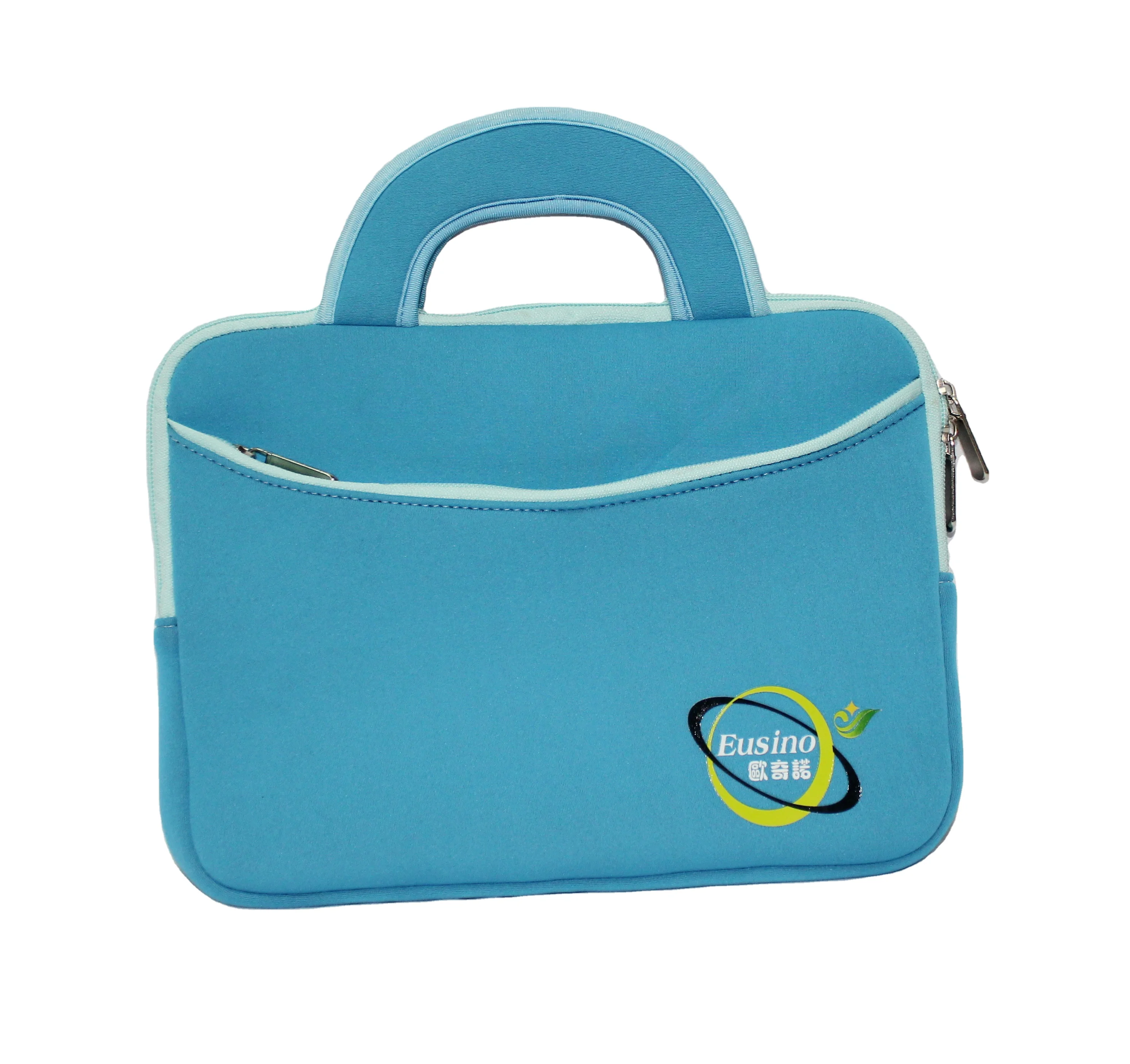 High Quality Custom Logo Waterproof Laptop Bag with Embossed Printing Techniques