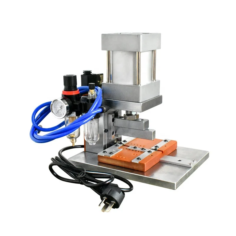 Over 10 years experience pneumatic ribbon cable crimping machine with foot-pedal operation