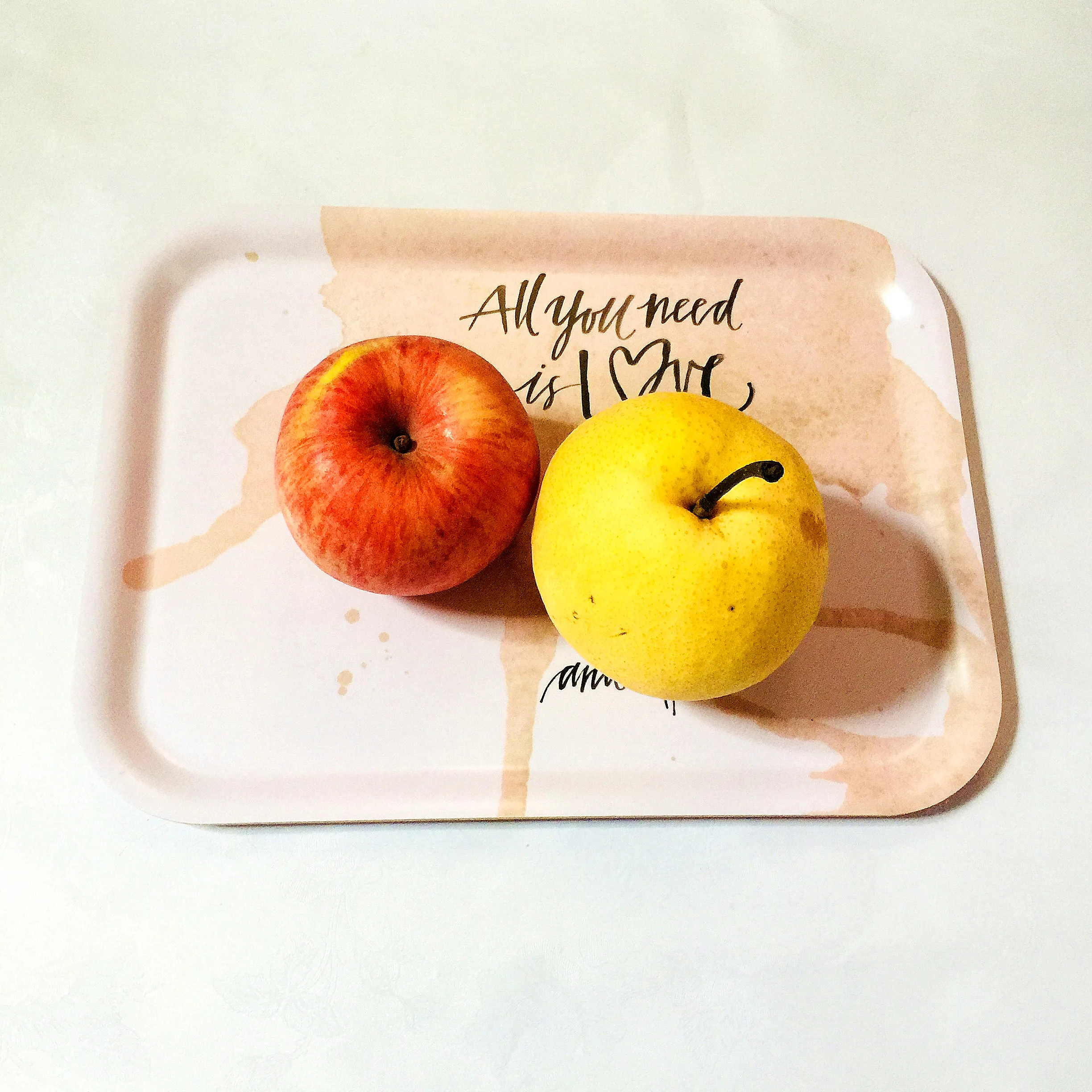 Пользовательский Печатный бумажный пресс Сервировочные меламиновые пластиковые подносы для ресторана