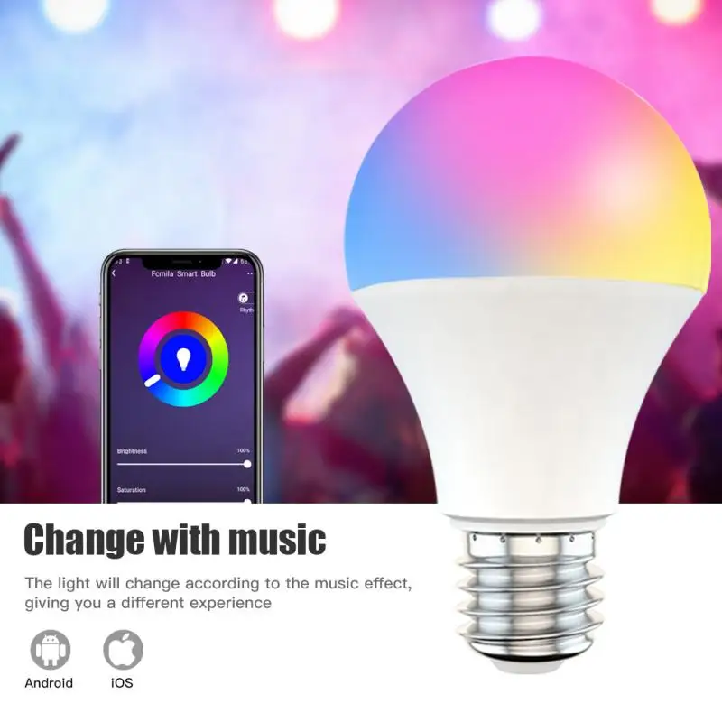 
Chaoran High Quality IFTTT Smart Home Smart WiFfi RGB Bulbs 240V Google Home Led Bulbs 