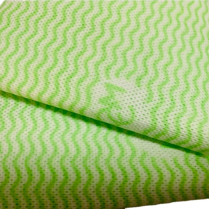 Disposable Viscose & Polyester Spunlace Nonwoven Fabrics Oil Absorbent Kitchen Cleaning Dishcloth Cleaning Cloth