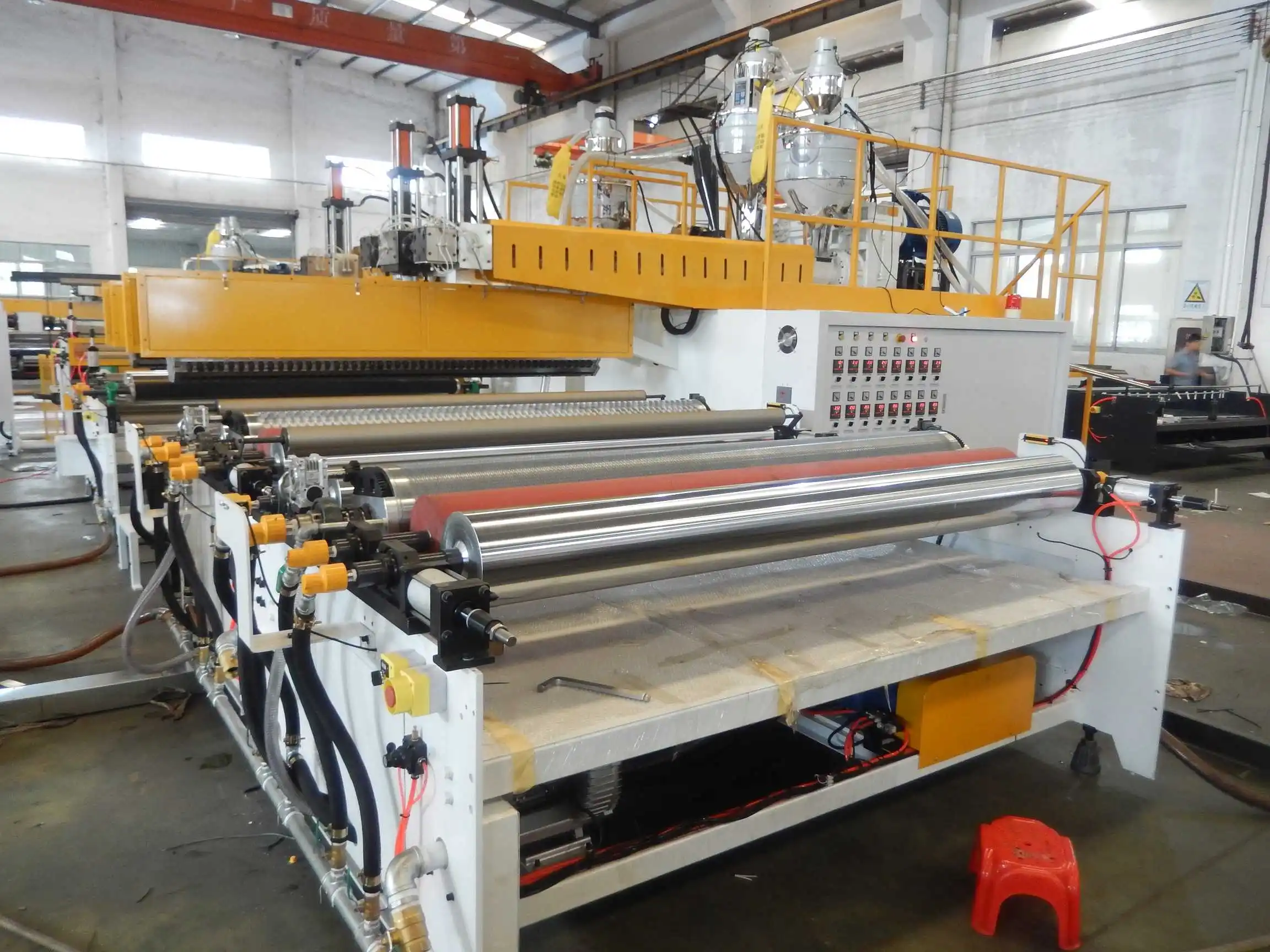 high quality compound air bubble film wrap sheet roll making machine three-layer air bubble film machine