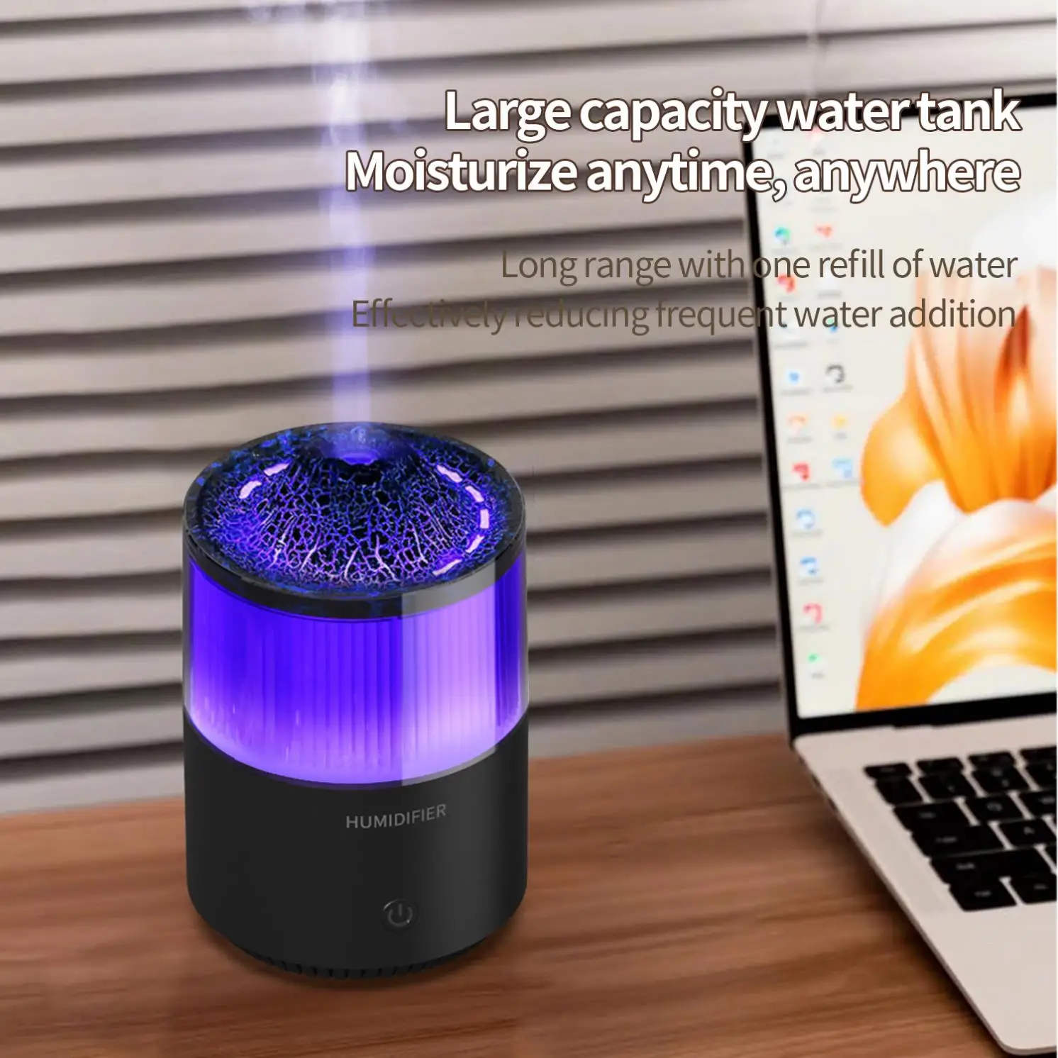 Best Selling Products 2024 multifunction  Flame Diffuser Essential Oil volcanic aroma diffuser