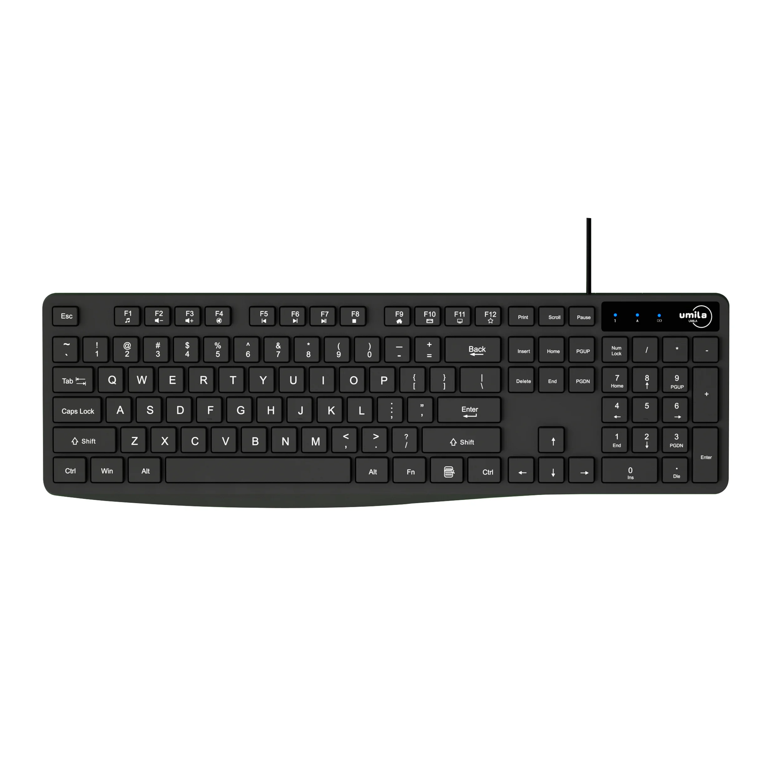 OEM Wholesale Price Thin Light USB PC Custom Keyboard for Office Use