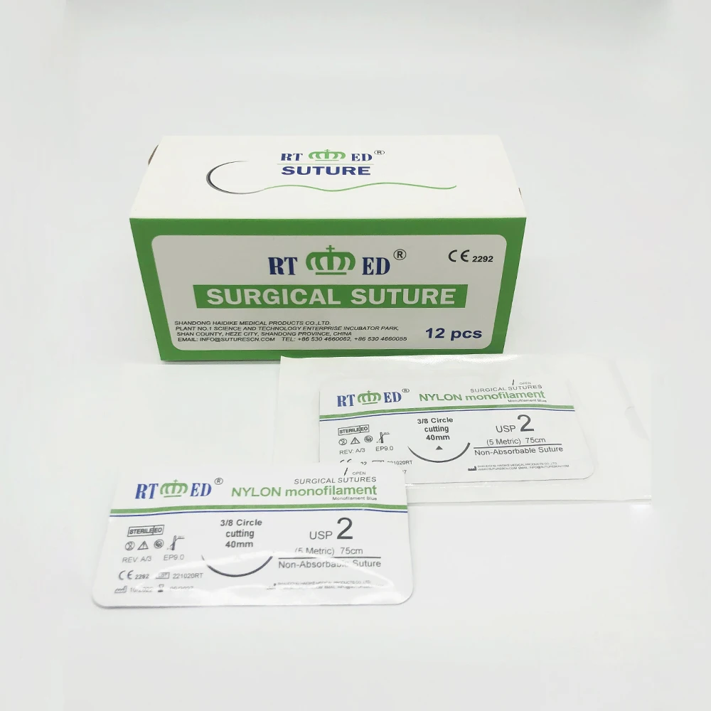 Black Nylon usp 9/0,, monofilament, good quality,factory price with CE& ISO