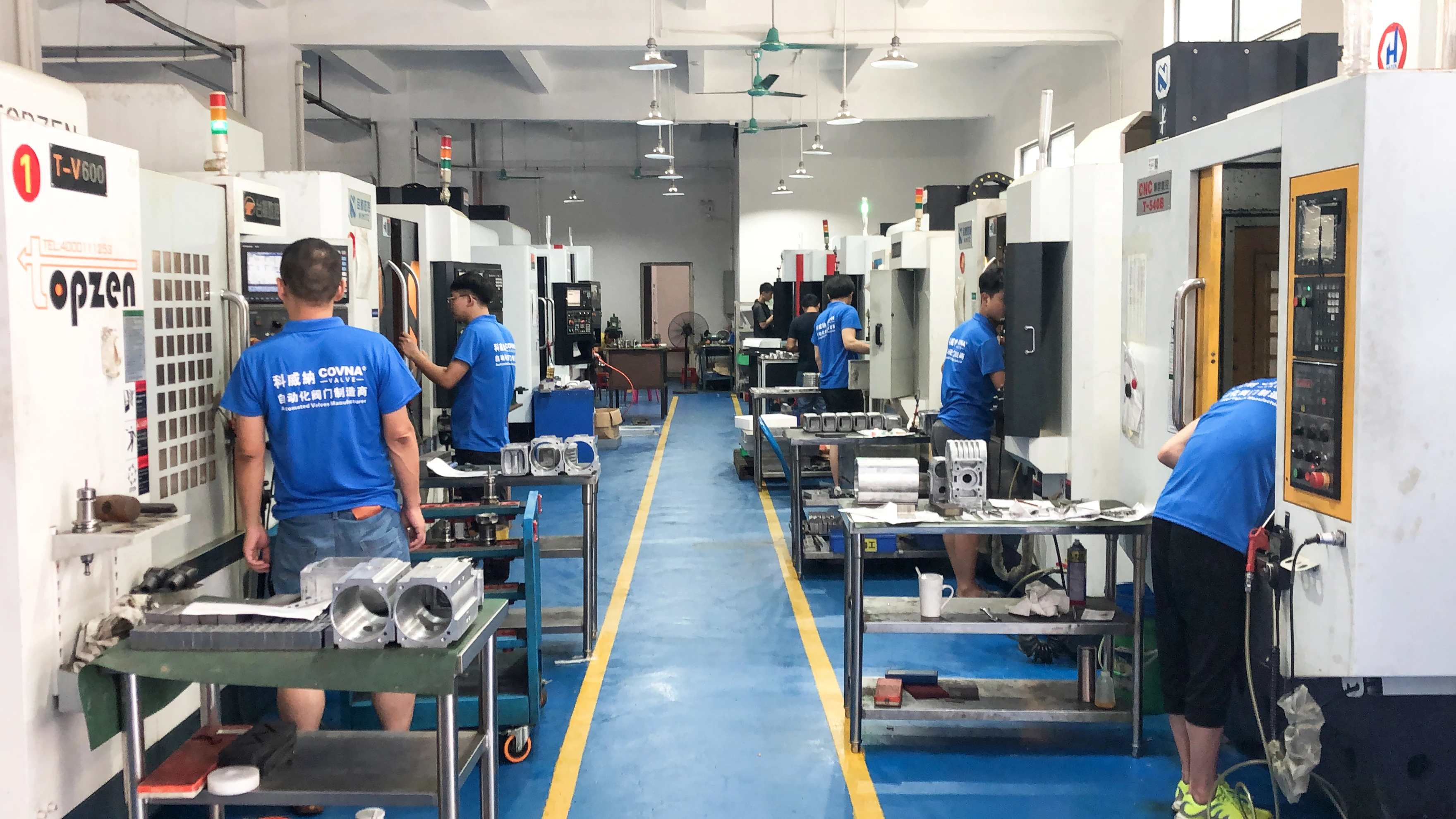 Covna Hk60-Q-Tf Series Motor Operated Valves Food Grade Flange  Ip67100 Mm Three Way Electric Ball Valve Motorized Ball Valve