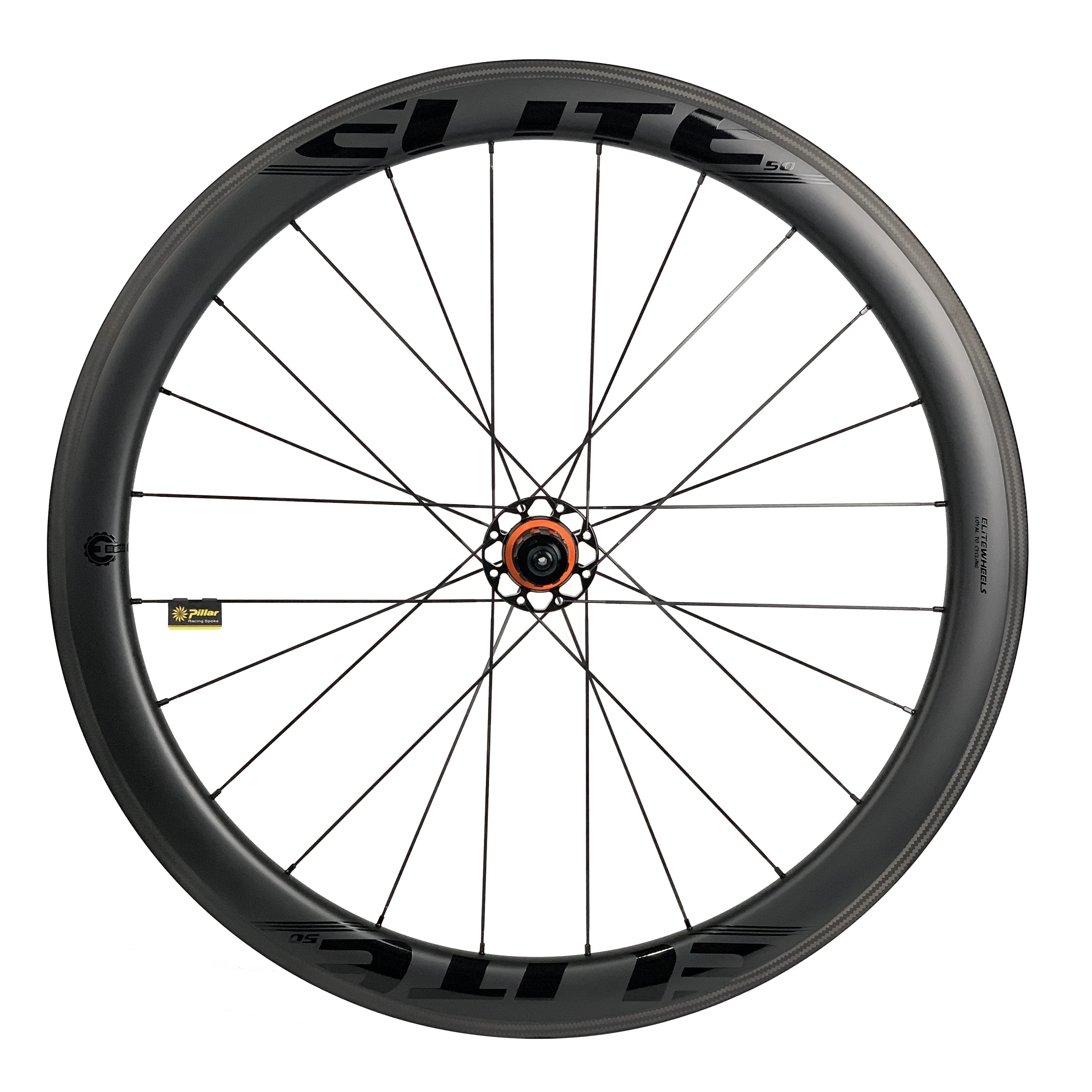 ELITEWHEELS PRO 700C Carbon Road Bike 38/50/60mm Depth Wheelset Racing bicycle Wheels
