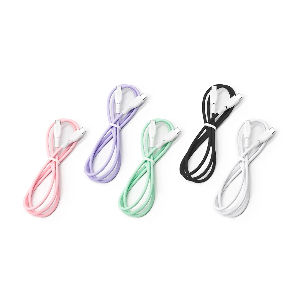 Превосходный кабель Macaron Type-c для быстрой зарядки 3A USB-кабель 100 см OTG-кабель Huawei