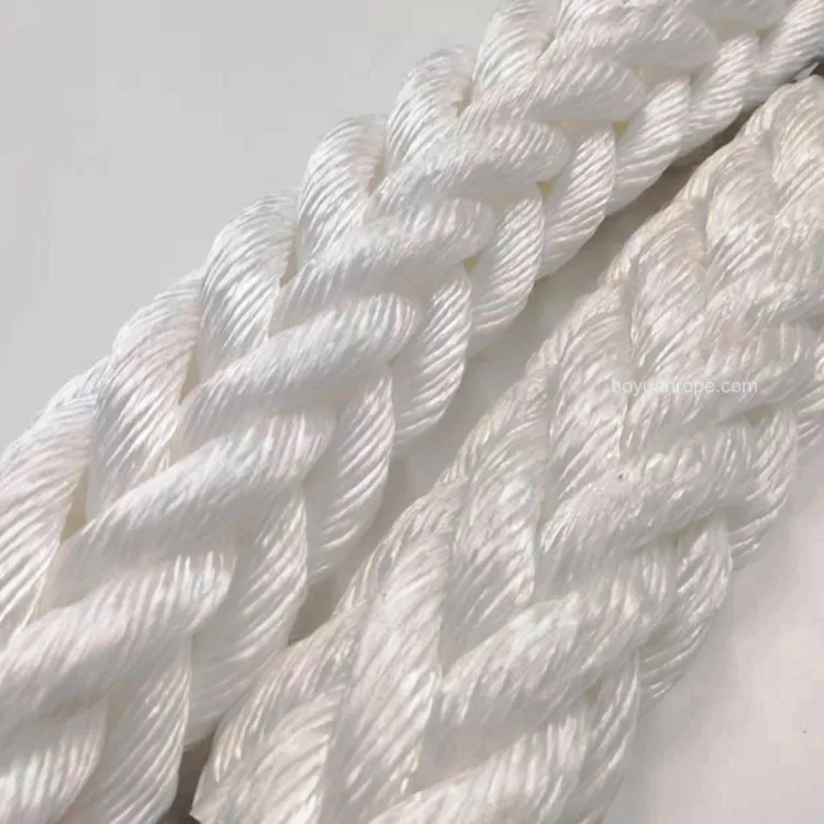 8 нитей 56 мм 72 мм 80 мм нейлоновая морская синтетическая веревка 8 нитей нейлоновая двойная плетеная морская швартовочная веревка