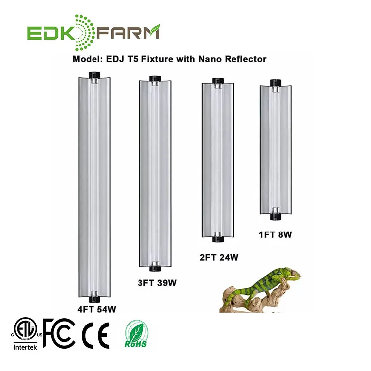 EDJ T5 HO 24-дюймовый приспособление ПЭТ лом бутылки точка Керамическая Тепло рептилия uvb лампа для рептилий