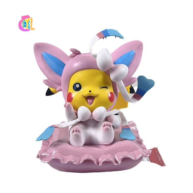 Оптом милые игрушки Pokomon Карманный Монстр 17 см/12 см Фигурки Аниме Коллекция статуй модель фигурки